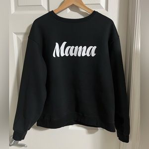 EUC Brunette the Label “Mama” sweatshirt
